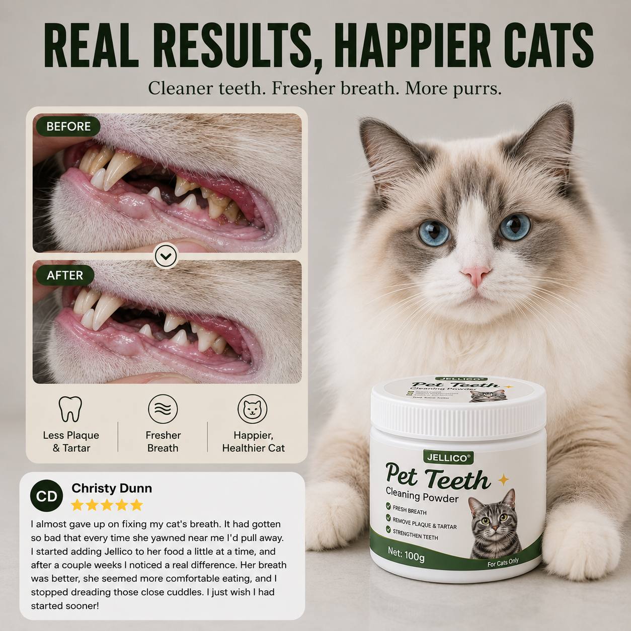 Jellico™ Cat Dental Powder