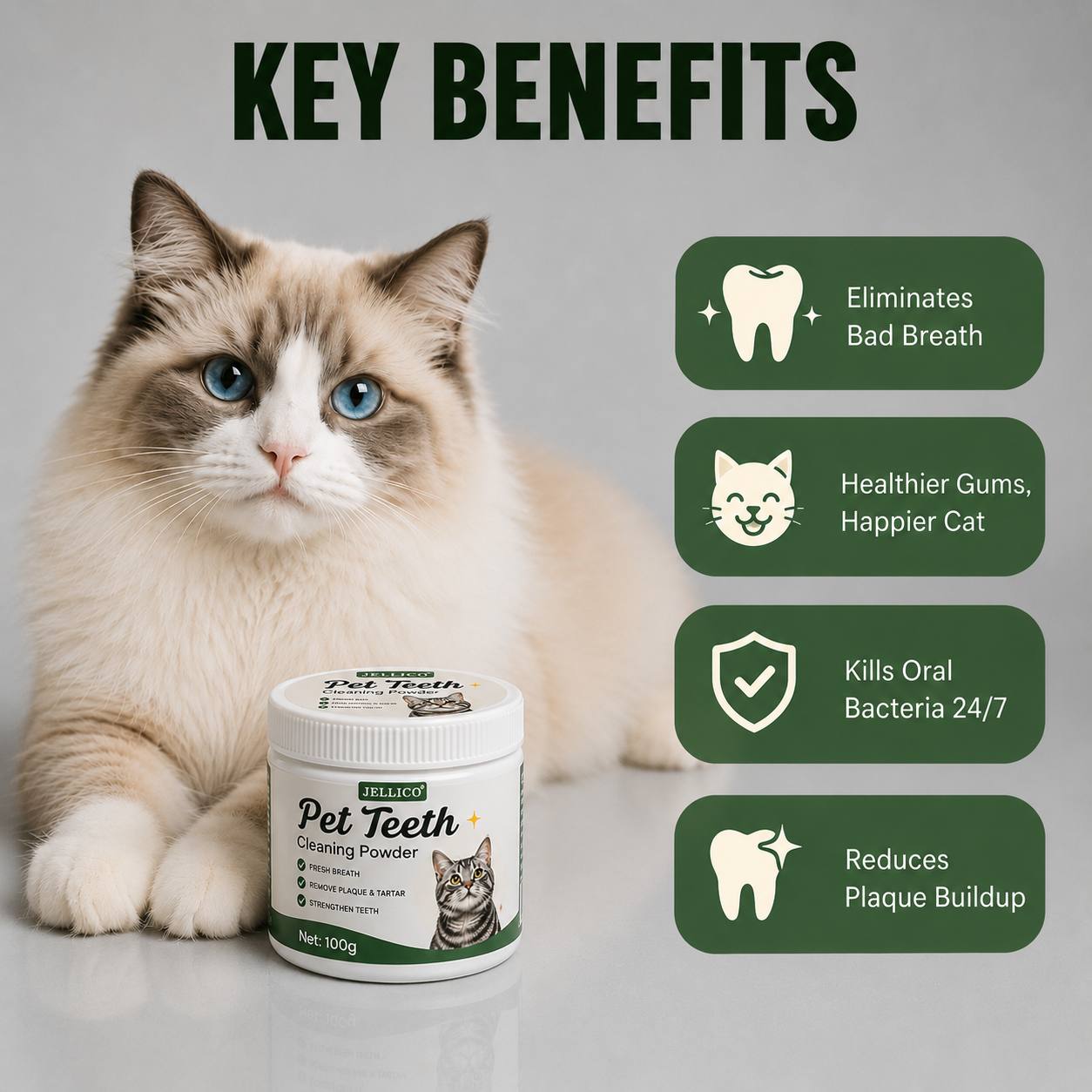 Jellico™ Cat Dental Powder