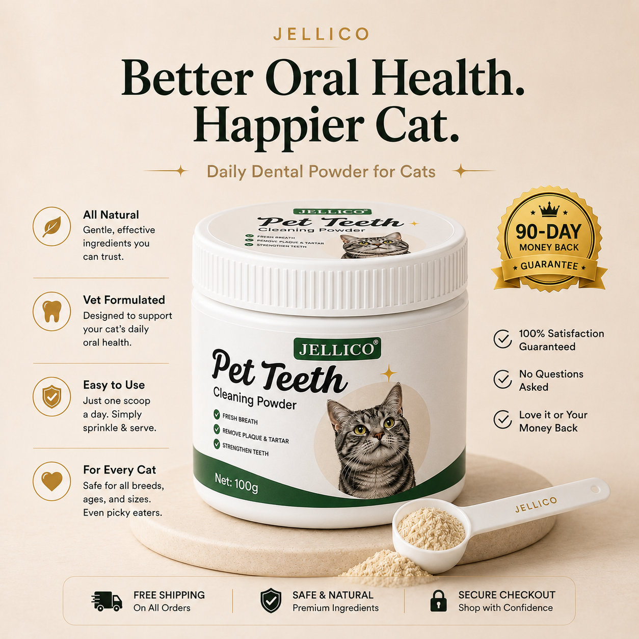 Jellico™ Cat Dental Powder